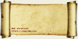 Jasna Vlahović vizit kartica